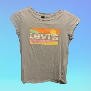 Levi’s blue tee girls large